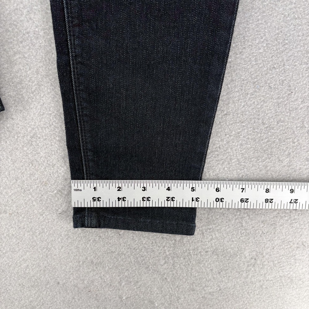 White House Black Market High Rise Skinny Jeans Womens 2 Blue Dark Wash Stretch - Picture 8 of 11